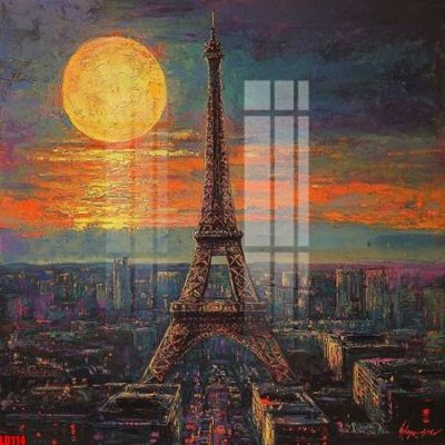 Tải file gốc File gốc in tranh paris tháp Eiffel LD114 (in khổ lớn) quảng cáo