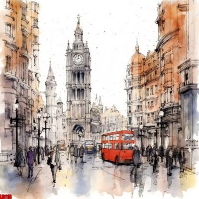 File in trần File gốc in tranh paris tháp Eiffel LD118 (bản gốc) đại dương