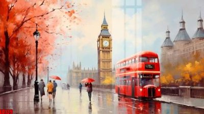 Download file gốc File gốc in tranh paris tháp Eiffel LD129 (in mica) 3D