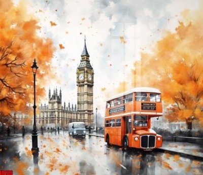 File PSD File gốc in tranh paris tháp Eiffel LD133 (bản gốc) cho nhà in