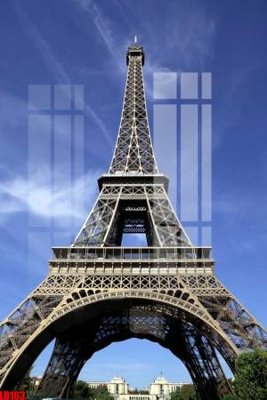 Tải file gốc in lụa File gốc in tranh paris tháp Eiffel LD163 siêu nét