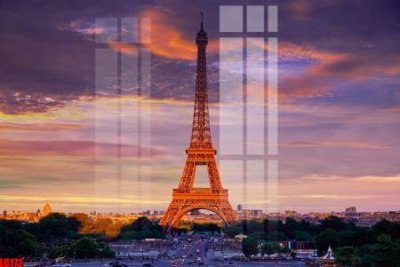 Download file gốc File gốc in tranh paris tháp Eiffel LD172 (in mica) trong suốt