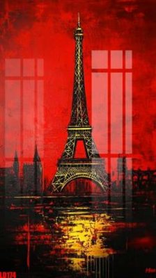 Mua file ảnh gốc File gốc in tranh paris tháp Eiffel LD174 (chất lượng cao)