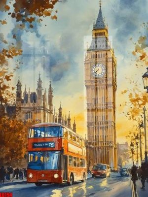 File tranh File gốc in tranh paris tháp Eiffel LD194 (gốc) in backlit film