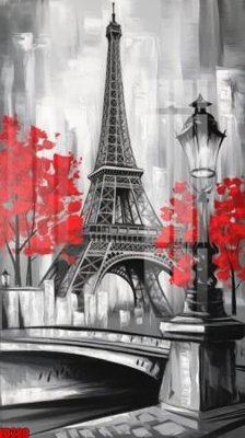 Tải file File gốc in tranh paris tháp Eiffel LD280 (gốc) chủ đề tôn giáo