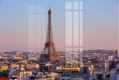File gốc File gốc in tranh paris tháp Eiffel LD322 (trang trí) phòng trẻ em
