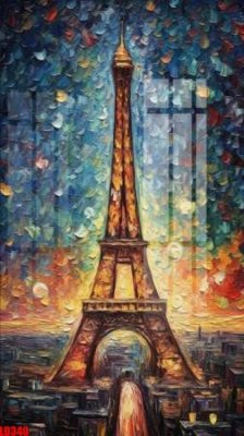Tải file gốc File gốc in tranh paris tháp Eiffel LD340 (bản PSD) đầy đủ layer