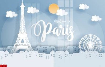 File tranh File gốc in tranh paris tháp Eiffel LD352 (gốc) chủ đề thiên nhiên