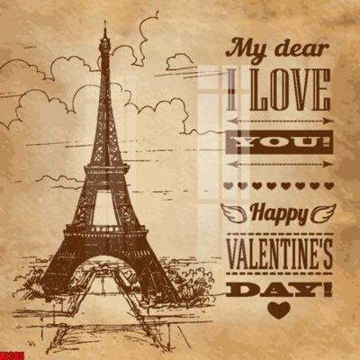 File gốc File gốc in tranh paris tháp Eiffel LD385 (in mica) trang trí