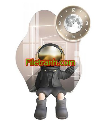 File gốc File in tranh decor gắn led LED1032 (in mica) cắt laser