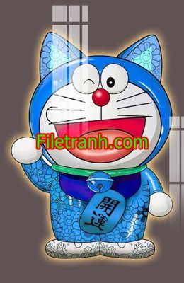 File PSD File in tranh decor gắn led LED1056 (bản gốc) đã tách nền