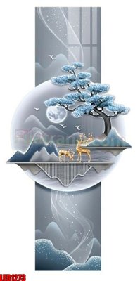 Tải file File in tranh decor gắn led LED1273 (gốc) chủ đề phong thủy