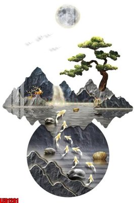 File gốc File in tranh decor gắn led LED1281 (PNG) trong suốt (transparent)