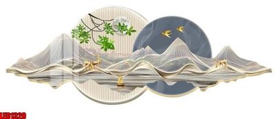 File gốc File in tranh decor gắn led LED1320 (in lụa) tranh thuận buồm