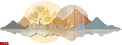 File gốc File in tranh decor gắn cắt led LED1721 (trang trí) phòng trẻ em