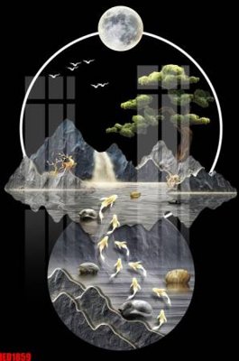 File ảnh File in tranh decor gắn cắt led LED1859 (gốc) trang trí khách sạn