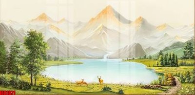 File tranh File in tranh decor gắn cắt led LED1871 (gốc) chủ đề trừu tượng