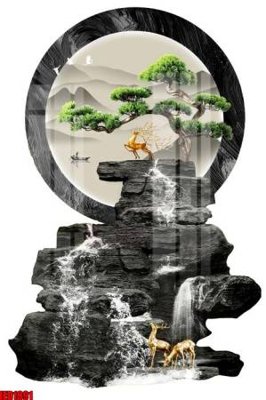 File gốc File in tranh decor gắn cắt led LED1891 (in ấn) màu sắc trung thực