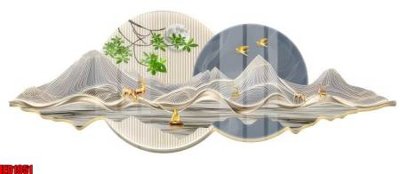 Ảnh gốc File in tranh decor gắn cắt led LED1951 (siêu chi tiết) để in ấn