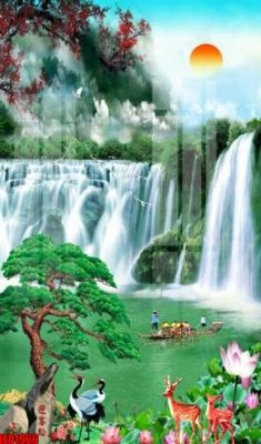 File gốc File in tranh decor gắn cắt led LED1966 (in lụa) trang trí tường