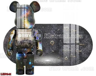 File tranh File in tranh decor gắn led LED241 (gốc) chủ đề trẻ em