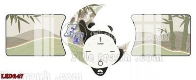 Tệp tin gốc File in tranh decor gắn led LED247 (dùng cho in ấn) chuyên nghiệp