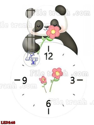 File tranh File in tranh decor gắn led LED248 (gốc) phong cách tối giản