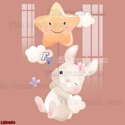 Tệp tin gốc File in tranh decor gắn led LED250 (chất lượng cao) File in tranh decor gắn led LED250