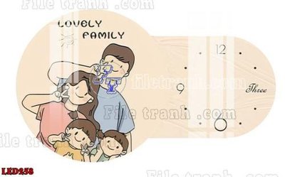 File in ấn File in tranh decor gắn led LED258 chuyên nghiệp