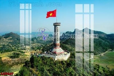 File tranh File in tranh decor gắn led LED267 (gốc) in trên kính