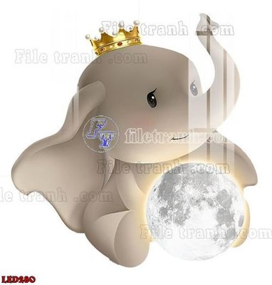 File PSD File in tranh decor gắn led LED280 (gốc) cho designer