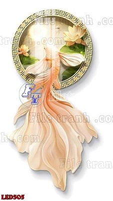 Tải file gốc File in tranh decor gắn led LED305 (bản PSD) còn layer