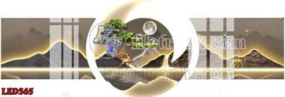 Tệp tin gốc File in tranh decor gắn led LED365 (dùng cho in) File in tranh decor gắn led LED365