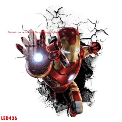 File tranh File in tranh decor gắn led LED436 (bản gốc) trang trí văn phòng