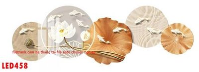 Download file File in tranh decor gắn led LED458 (gốc) in mica đèn LED