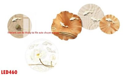 File ảnh File in tranh decor gắn led LED460 (gốc) cho trang trí nội thất