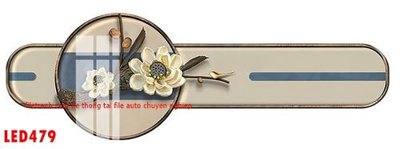 File in trần File in tranh decor gắn led LED479 (bản gốc) đại dương
