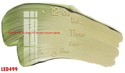 File in mica File in tranh decor gắn led LED499 (bản gốc) sắc sảo