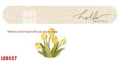 File tranh File in tranh decor gắn led LED527 (ảnh gốc) không bị mờ
