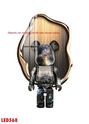 Download file gốc File in tranh decor gắn led LED568 (in mica) logo