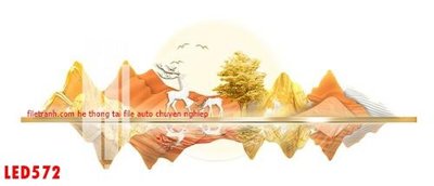 File in ấn File in tranh decor gắn led LED572 (bản gốc) sắc nét