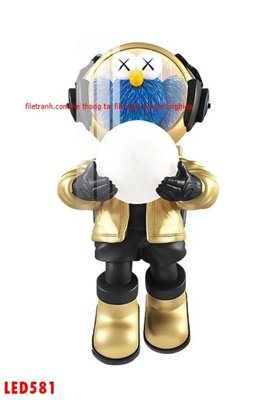 File PSD File in tranh decor gắn led LED581 (gốc) cho designer