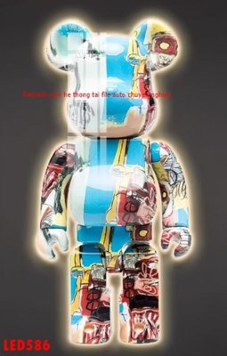 Download file gốc File in tranh decor gắn led LED586 (in lụa) cao cấp