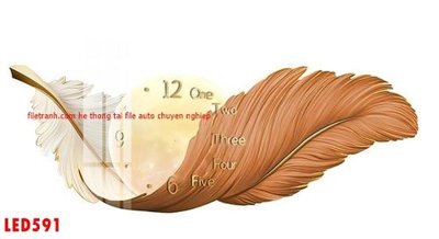 File gốc File in tranh decor gắn led LED591 (Filetranh.com) File in tranh decor gắn led LED591