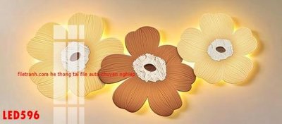 File in trần File in tranh decor gắn led LED596 (bản gốc) trời sao