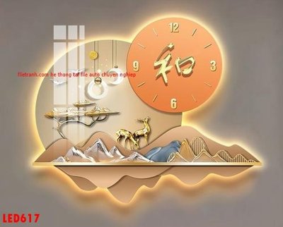 Tải file gốc File in tranh decor gắn led LED617 (in bạt) quảng cáo