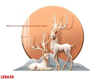 Ảnh mô tả file gốc in mica File in tranh decor gắn led LED640