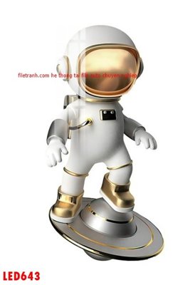 File tranh gốc File in tranh decor gắn led LED643 (bản quyền) file PSD