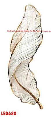 File PSD in ấn File in tranh decor gắn led LED680 (chất lượng cao)