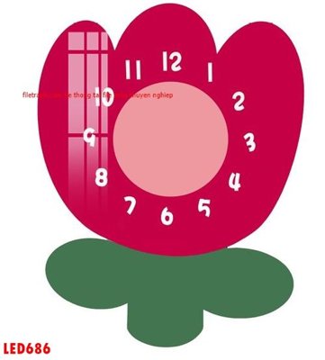 File ảnh File in tranh decor gắn led LED686 (gốc) in poster